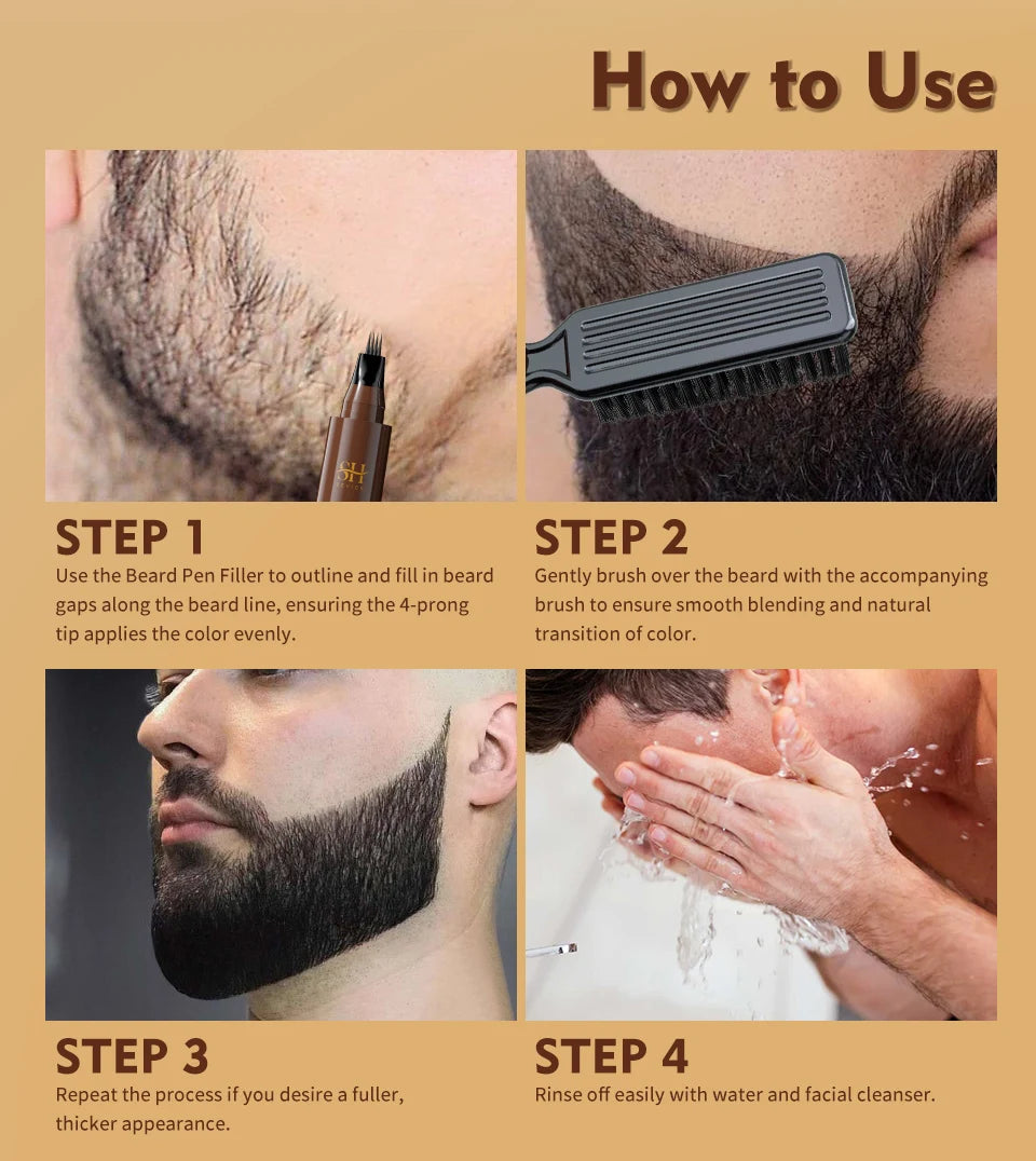 Crown Botanicals Beard Filler Pen