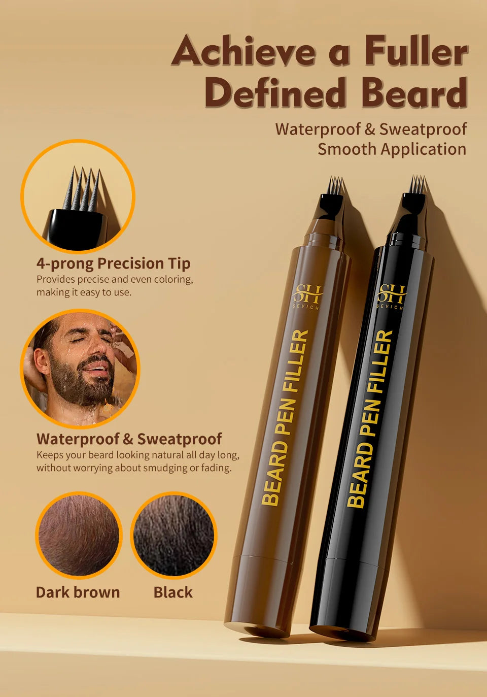 Crown Botanicals Beard Filler Pen